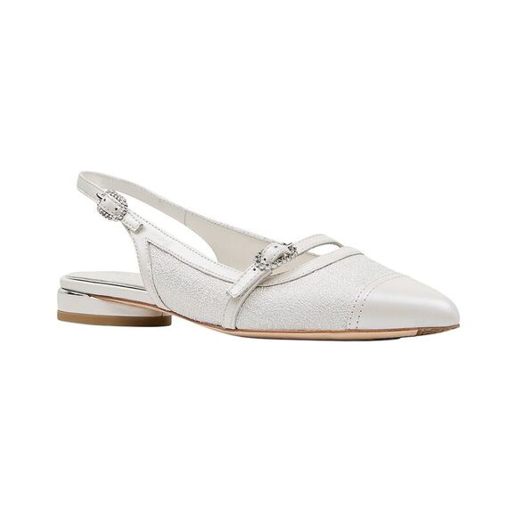 Donald Pliner Shoes - Donald Pliner Rozamay Canvas Sling Back, White